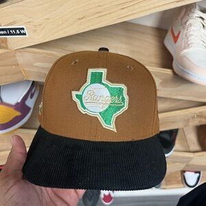 Texas rangers fitted cap sz 7 1/8
